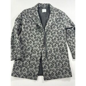 Old Navy Jackets & Coats Old Navy Leopard Print Blanket Coat Sz‎ S